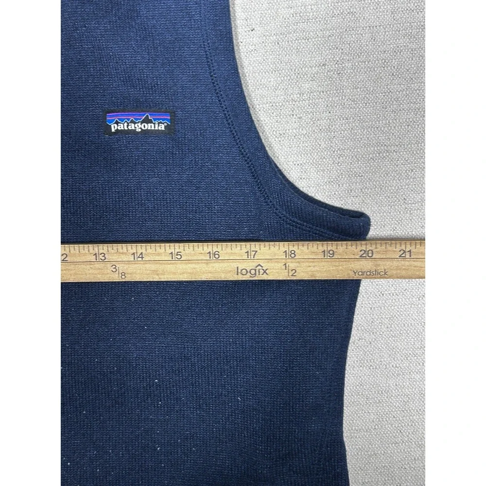 Patagonia Better Sweater Vest Men's L Navy Blue Full Zip Fleece Outdoor